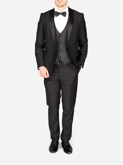 Traje de esmoquin de 4 piezas con chal - Leader Mode - Kiabi Traje de esmoquin de 4 piezas con chal - Leader Mode - Kiabi