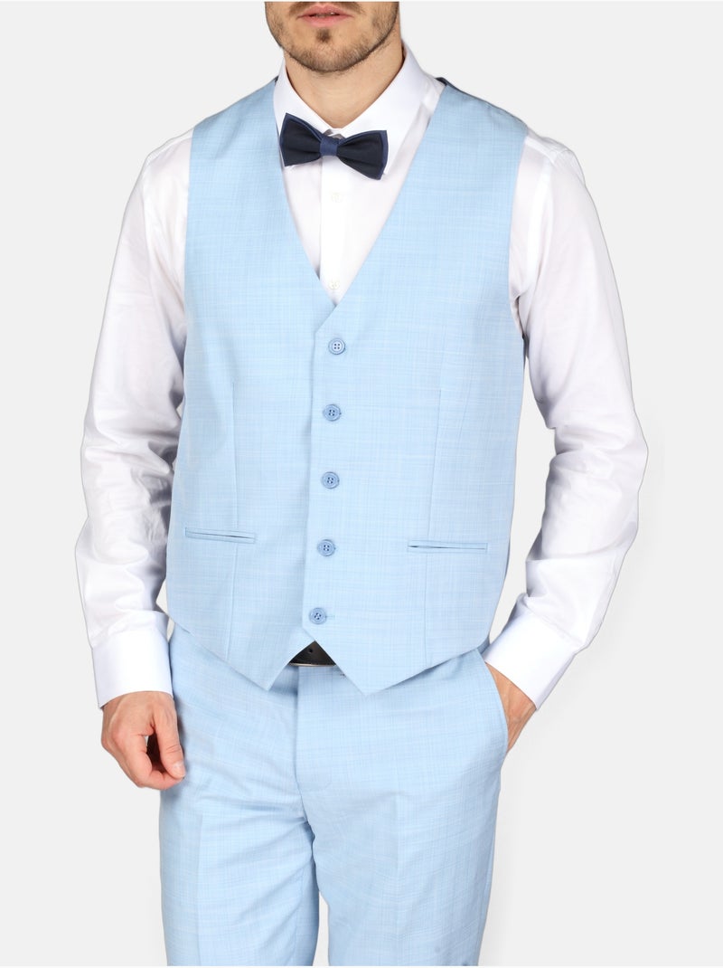 Traje de tres piezas - Bill Tornade Azul claro - Kiabi