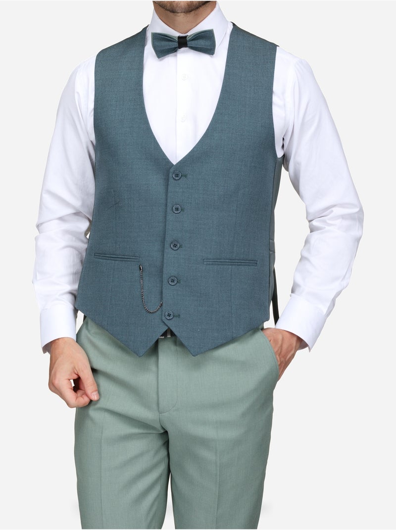 Traje de tres piezas - Bill Tornade Verde - Kiabi