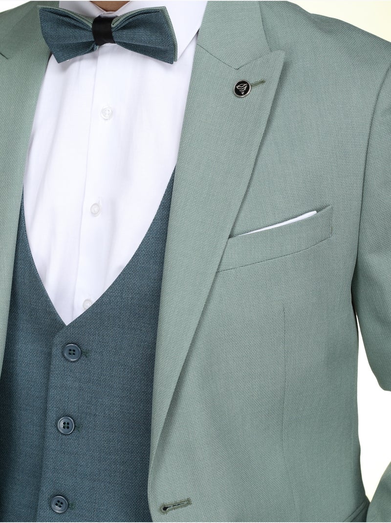 Traje de tres piezas - Bill Tornade Verde - Kiabi
