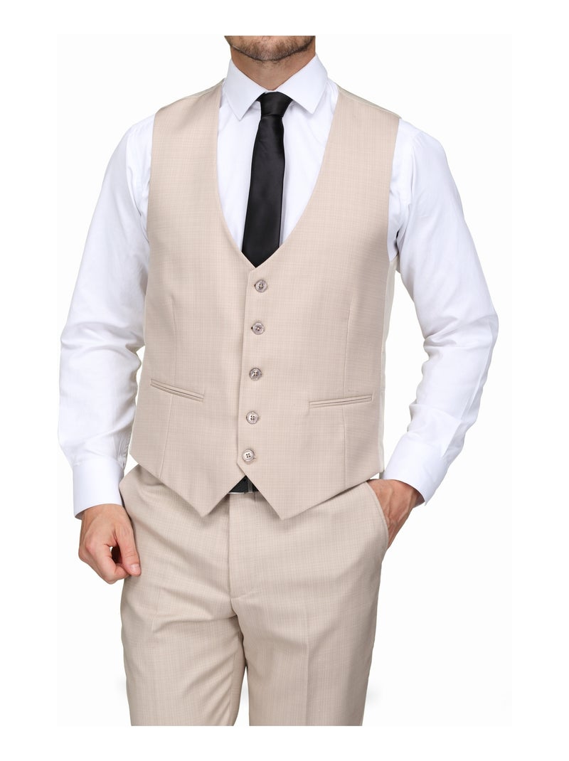 Traje de tres piezas - leader mode Beige - Kiabi
