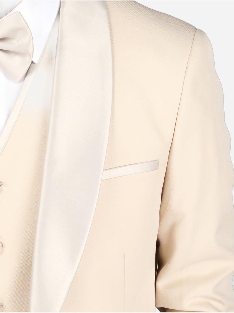 Traje de tres piezas - Leader Mode Crema - Kiabi