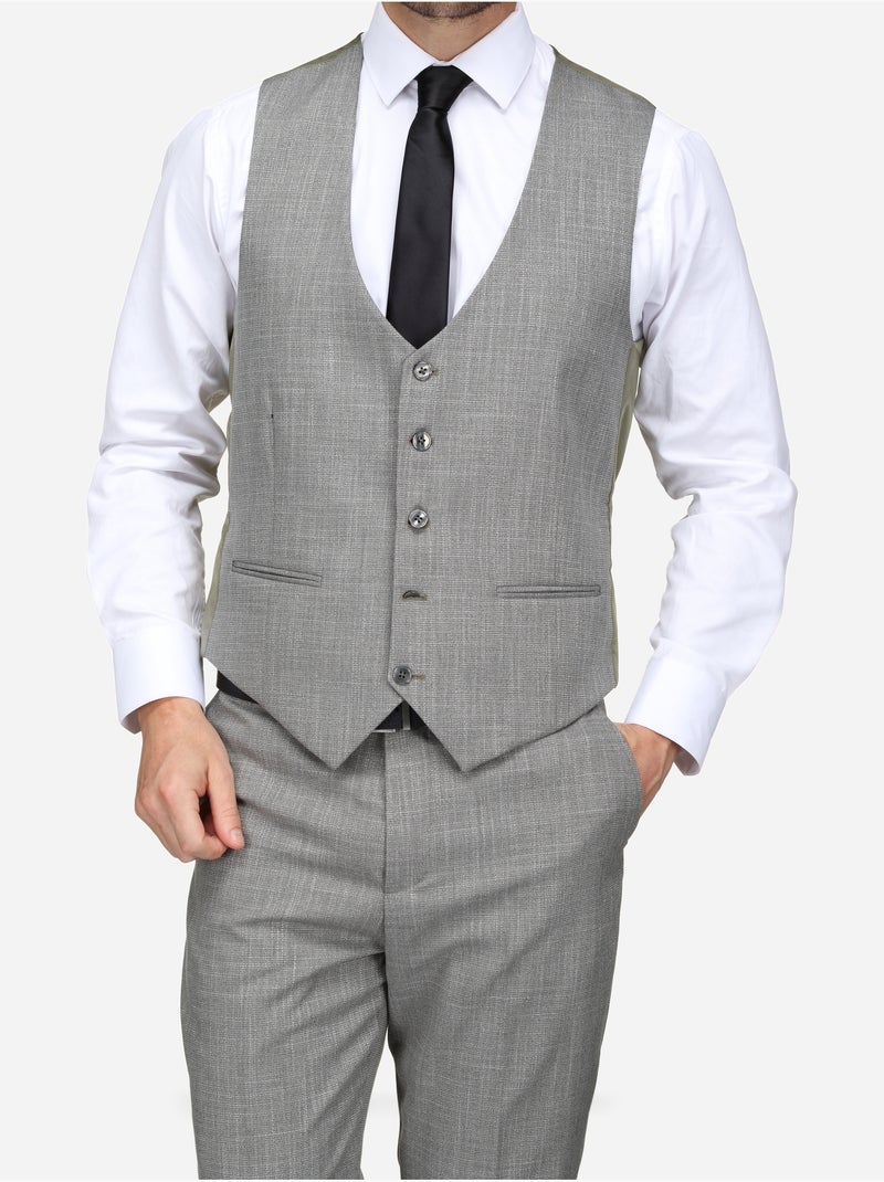 Traje de tres piezas - Leader Mode Gris - Kiabi