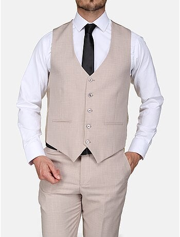 Traje de tres piezas con cuello en punta - Leader Mode