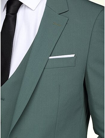 Traje de tres piezas con cuello en punta - Leader Mode