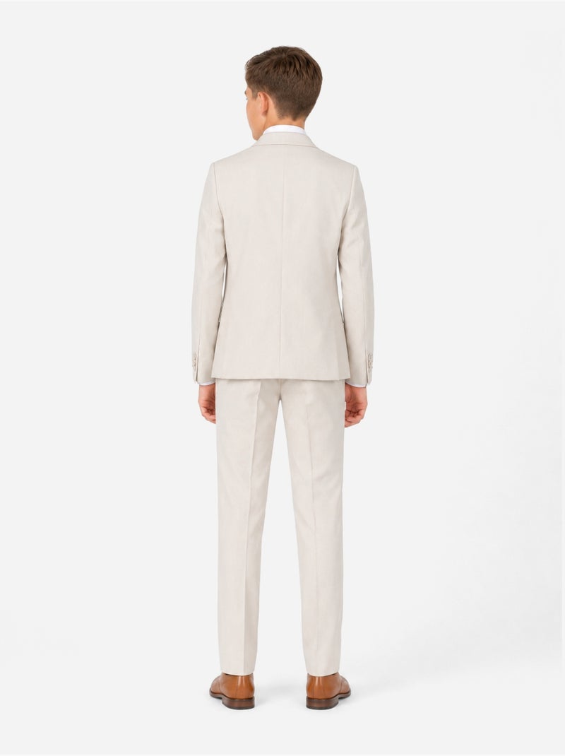 Traje de tres piezas Crema - Kiabi