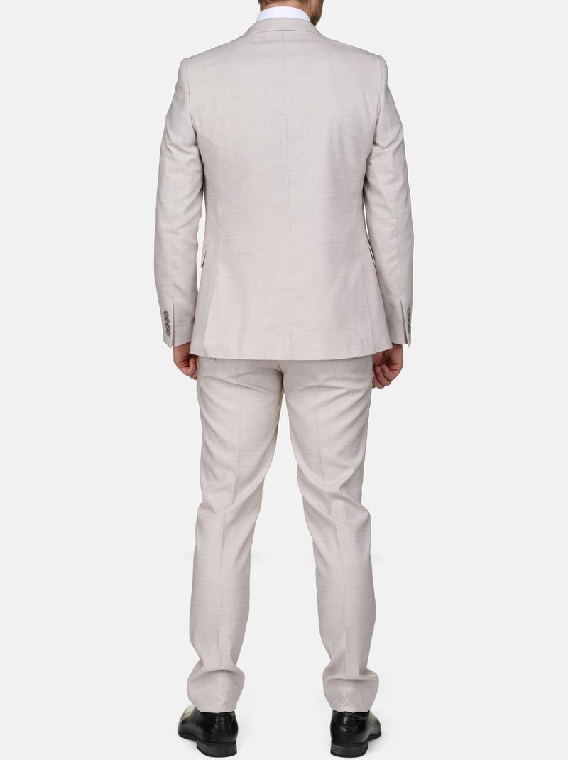 Traje de tres piezas de hilo a hilo - Leader Mode Crudo - Kiabi