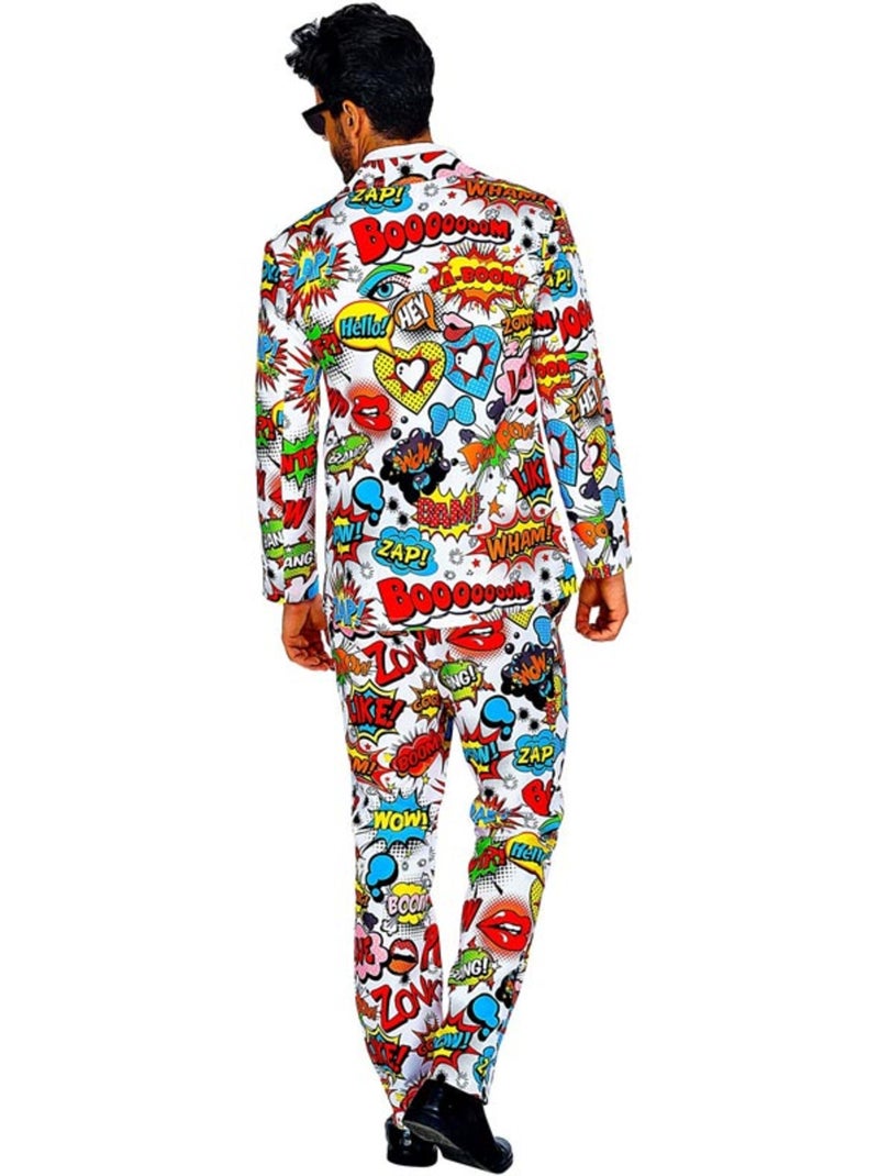 Traje Divertido de los años 60 Arte Pop Multicolor - Kiabi