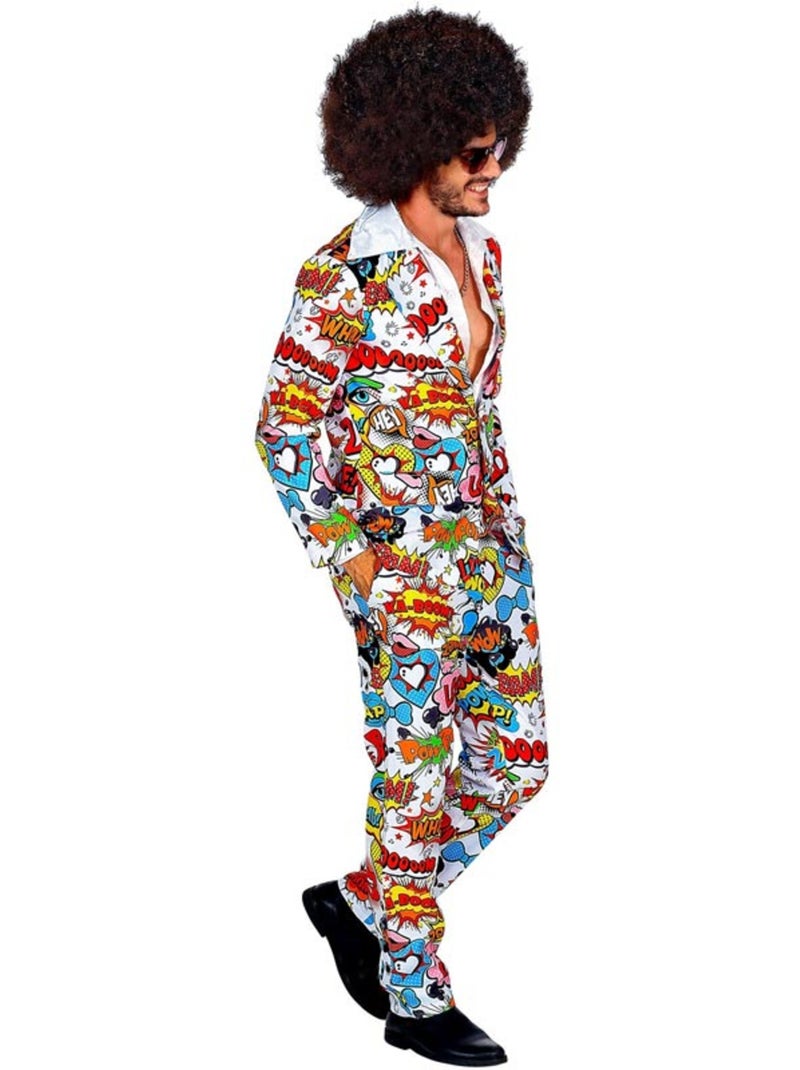 Traje Divertido de los años 60 Arte Pop Multicolor - Kiabi