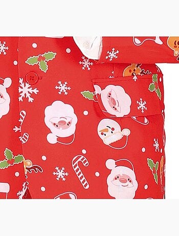 Traje Divertido de Papá Noel con corbata