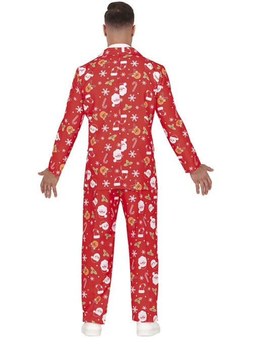 Traje Divertido de Papá Noel con corbata - Kiabi
