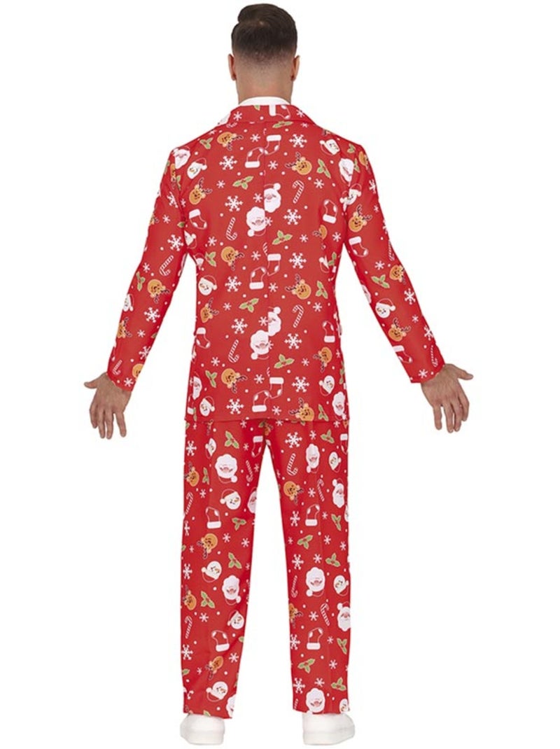 Traje Divertido de Papá Noel con corbata Multicolor - Kiabi