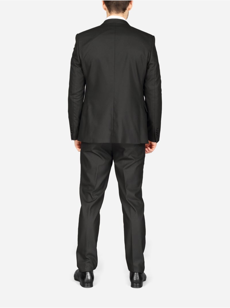 Traje London Ville de tres piezas - Bill Tornade Negro - Kiabi