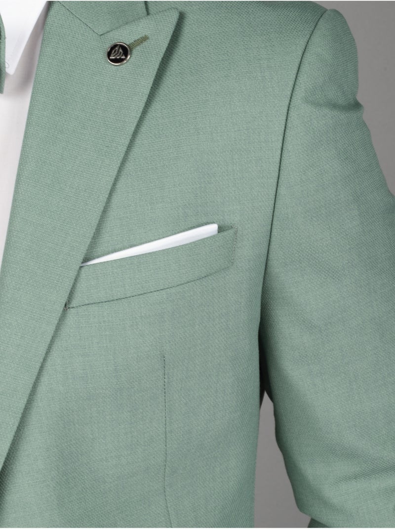Traje Oxford de dos piezas para la ciudad - Bill Tornade Verde - Kiabi