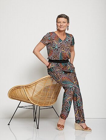 Traje pantalón de punto elástico - Afibel