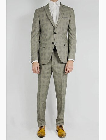 Traje Príncipe de Gales de 2 botones Kebello