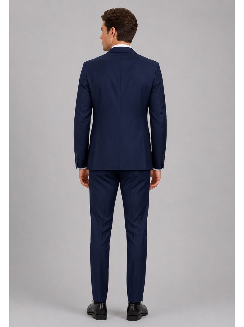 Traje slim fit de 2 botones Kebello Azul marino - Kiabi