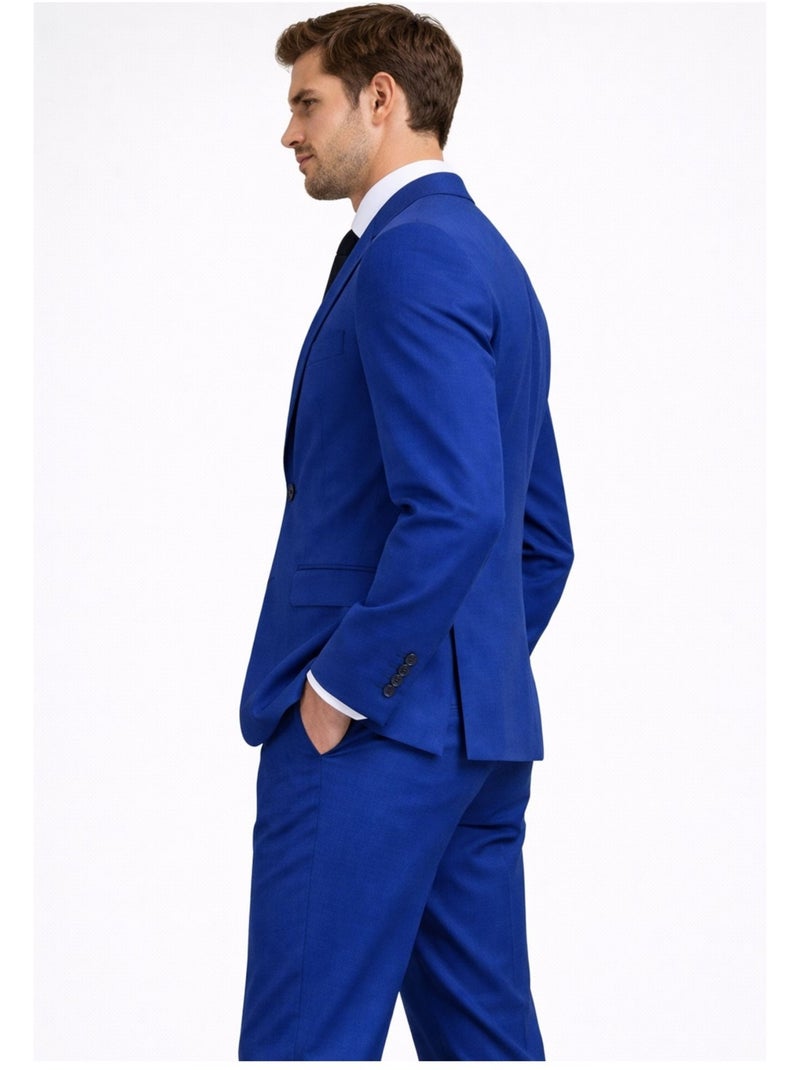 Traje slim fit de 2 botones Kebello Azul - Kiabi