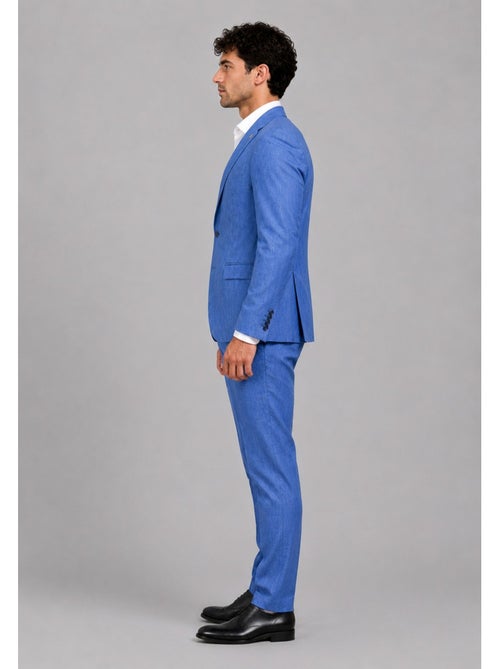 Traje slim fit de 2 botones Kebello - Kiabi Traje slim fit de 2 botones Kebello - Kiabi