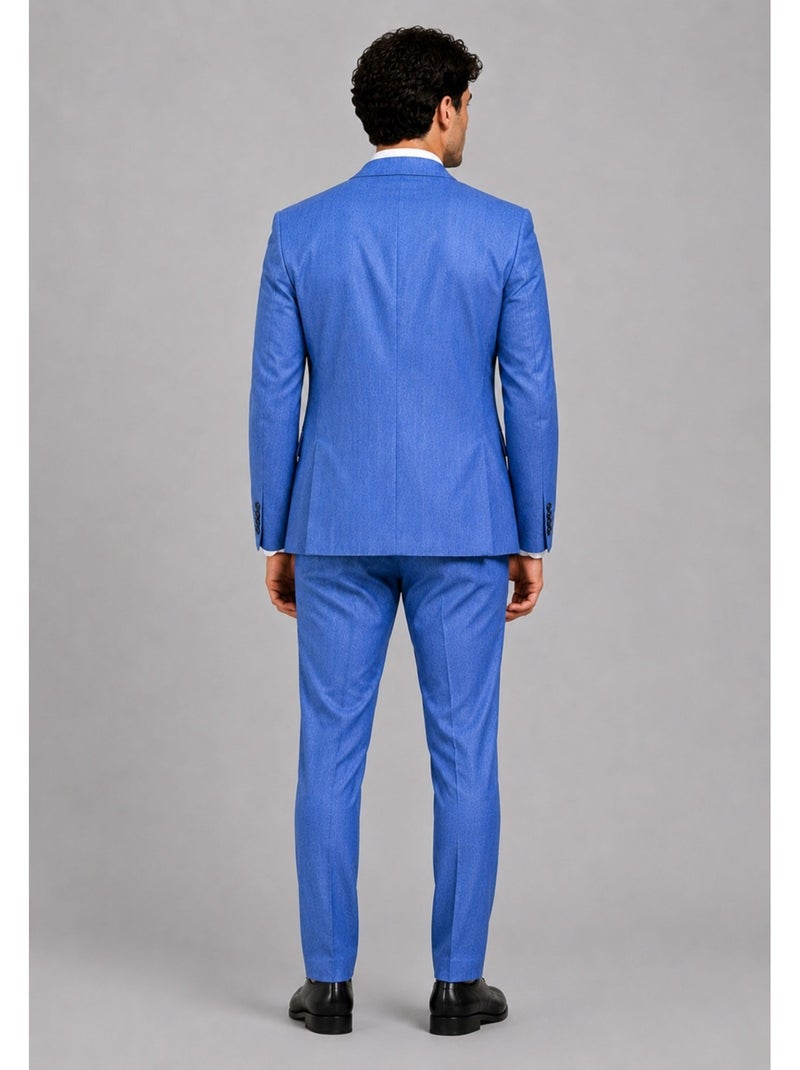 Traje slim fit de 2 botones Kebello Azul - Kiabi