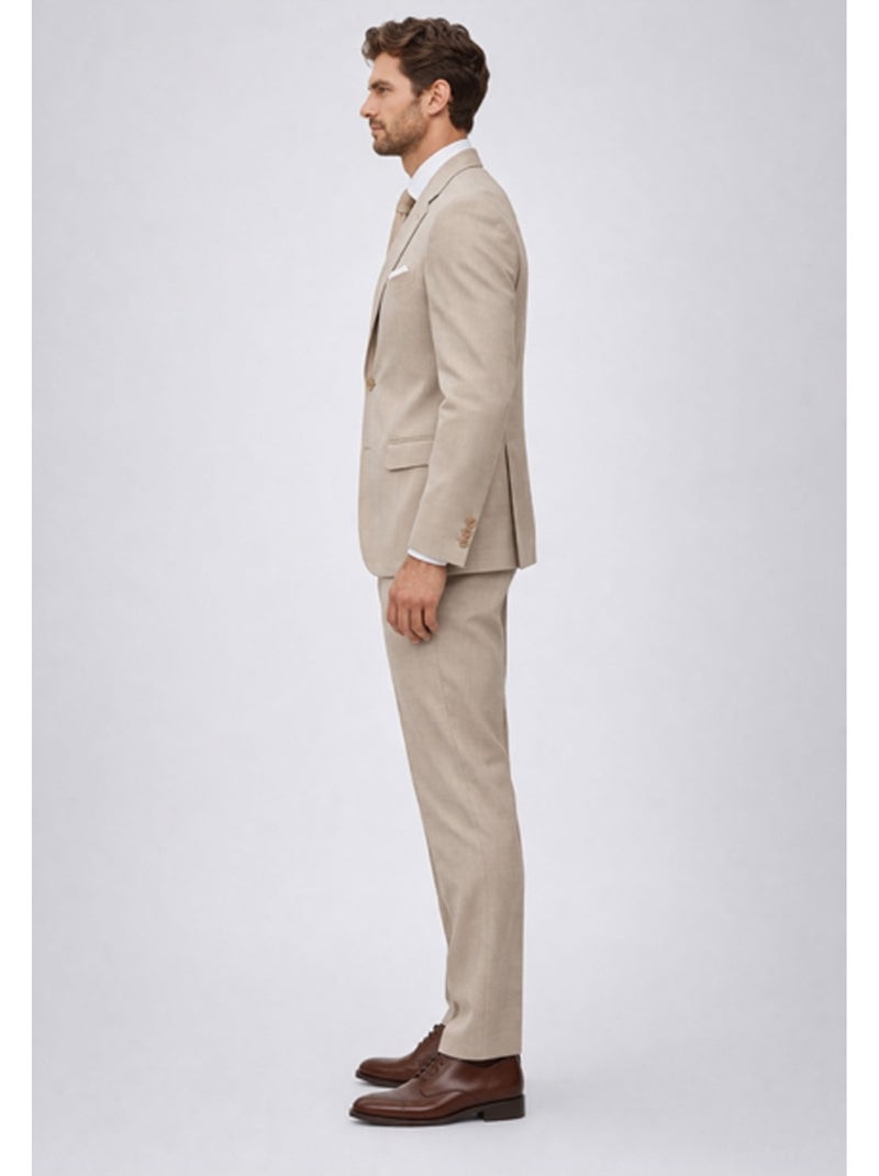 Traje slim fit de 2 botones Kebello Beige - Kiabi