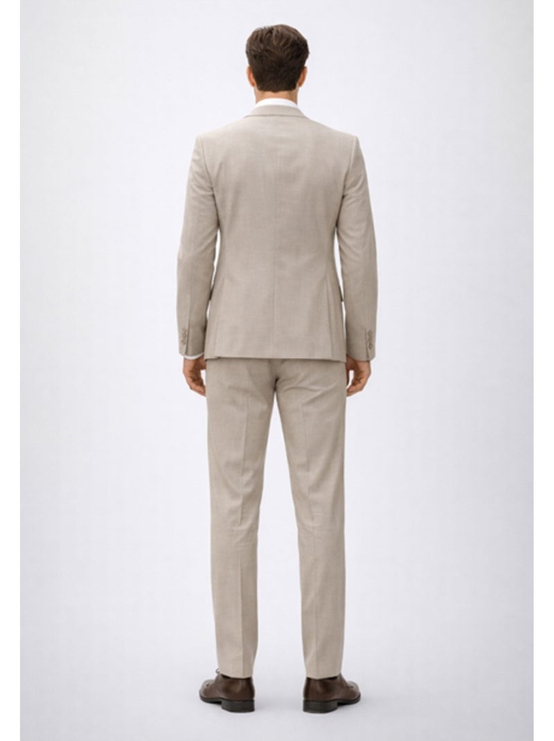 Traje slim fit de 2 botones Kebello Beige - Kiabi