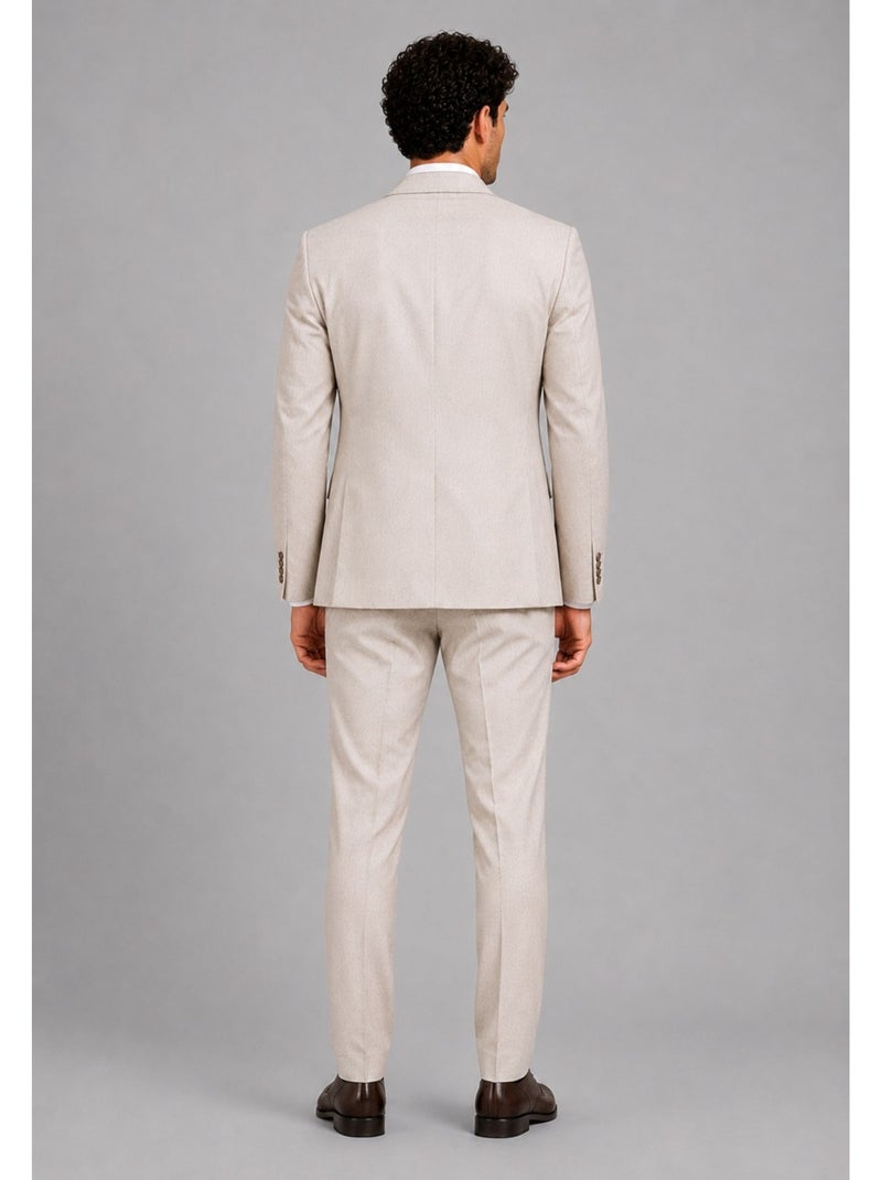 Traje slim fit de 2 botones Kebello Beige - Kiabi