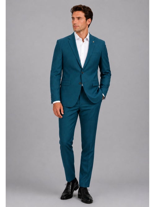 Traje slim fit de 2 botones Kebello - Kiabi Traje slim fit de 2 botones Kebello - Kiabi
