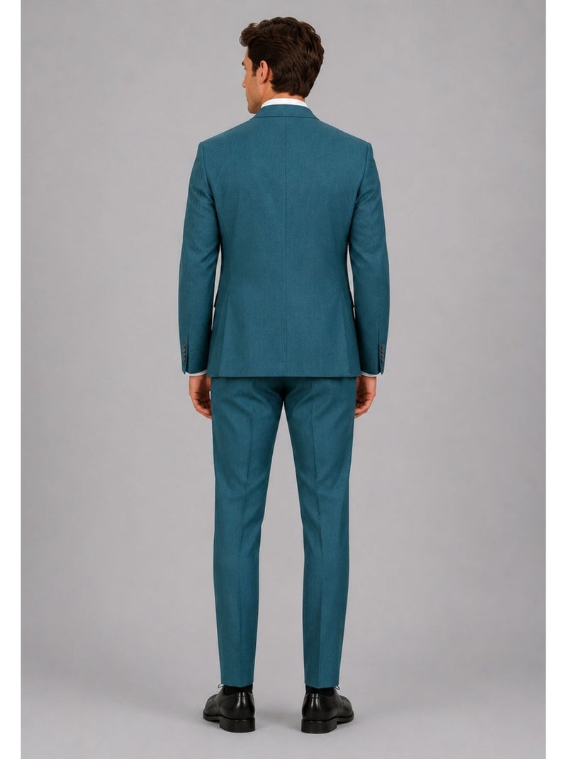 Traje slim fit de 2 botones Kebello Verde oscuro - Kiabi
