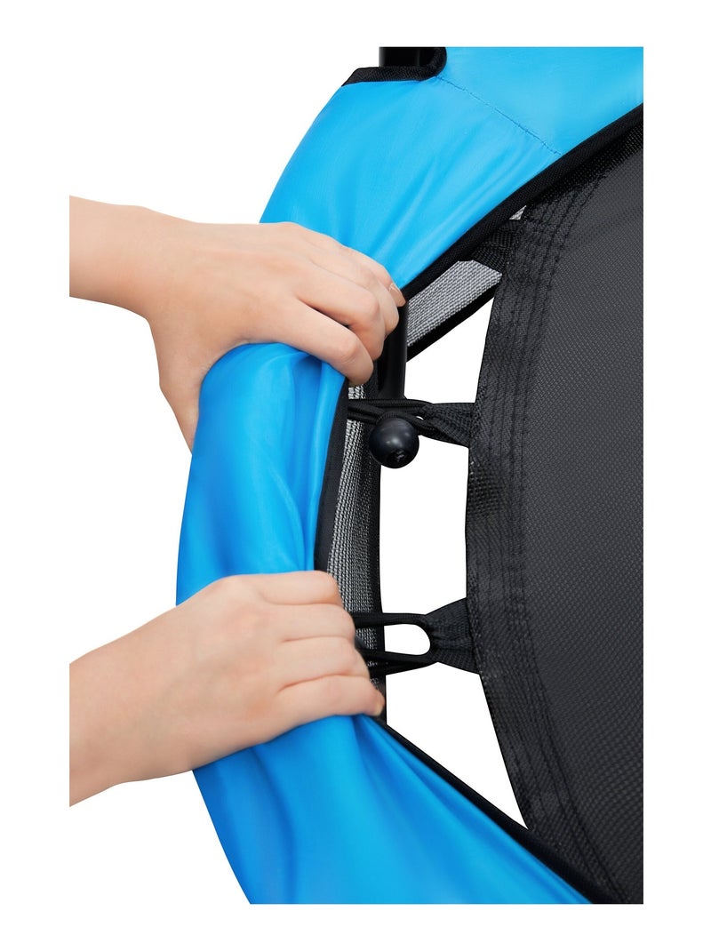 Trampolín infantil 140 cm con red de seguridad HyperMotion jardín casa niños 3-6 años estable N/D - Kiabi