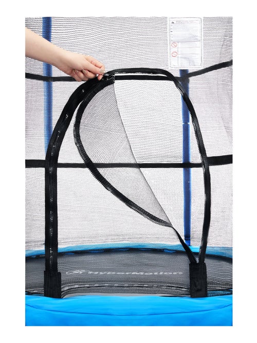 Trampolín infantil 140 cm con red de seguridad HyperMotion jardín casa niños 3-6 años estable - Kiabi