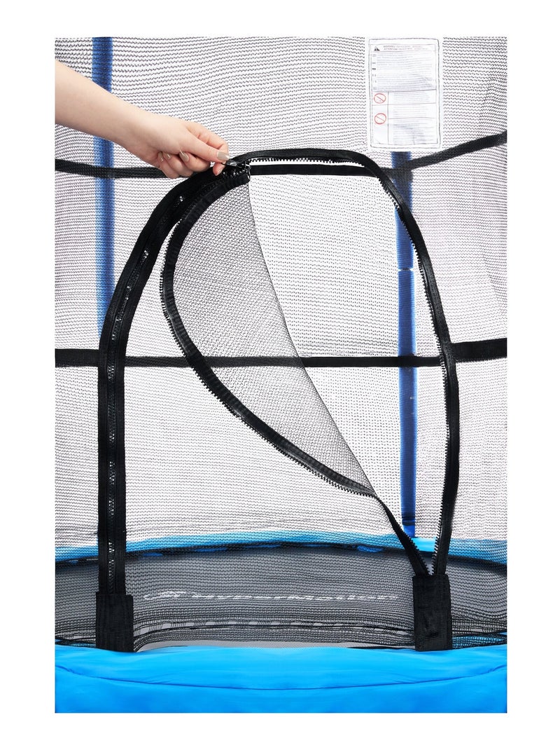 Trampolín infantil 140 cm con red de seguridad HyperMotion jardín casa niños 3-6 años estable N/D - Kiabi