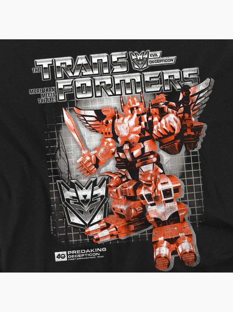 Transformers - Camiseta de Predaking Caja 40 para Hombre Negro - Kiabi