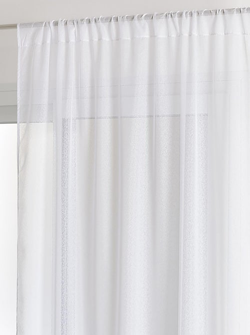 Transparente arenado con base bordada - Kiabi