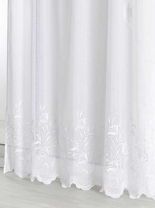 Transparente arenado con base bordada - Kiabi