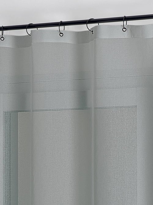 Transparente con anillas negras extraíbles - Kiabi