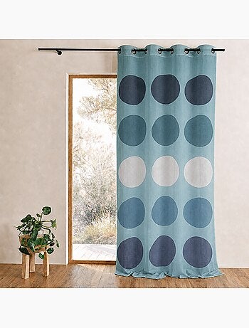 Transparente con gran estampado de lunares