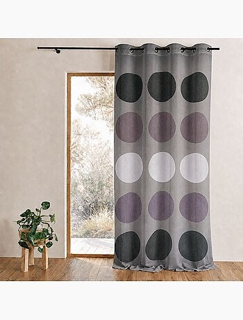 Transparente con gran estampado de lunares