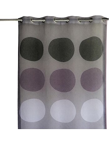 Transparente con gran estampado de lunares
