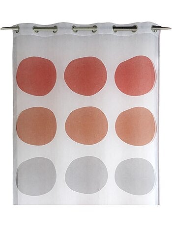 Transparente con gran estampado de lunares