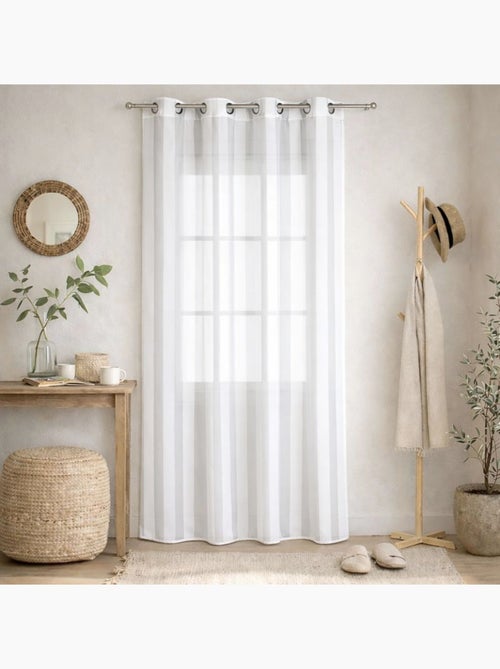 Transparente con rayas tejidas - Kiabi