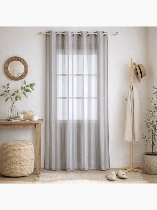 Transparente con rayas tejidas - Kiabi