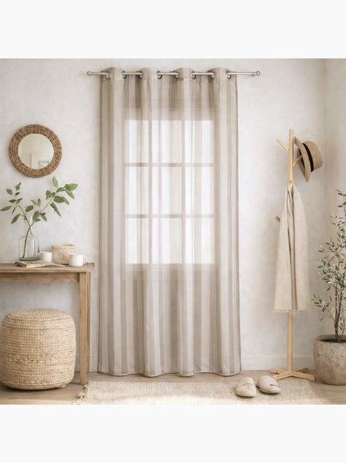 Transparente con rayas tejidas - Kiabi
