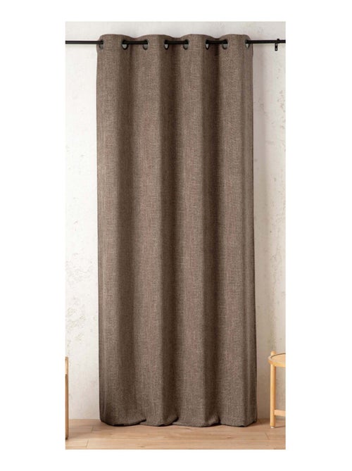 Transparente semiopaco efecto lino - Kiabi