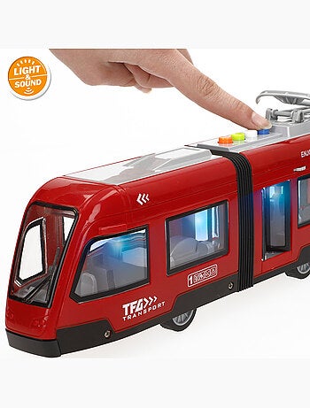 Tranvía urbano de juguete con luz y sonido 1:16 speed & go
