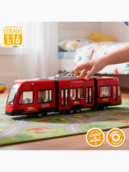 Tranvía urbano de juguete con luz y sonido 1:16 speed & go - Kiabi