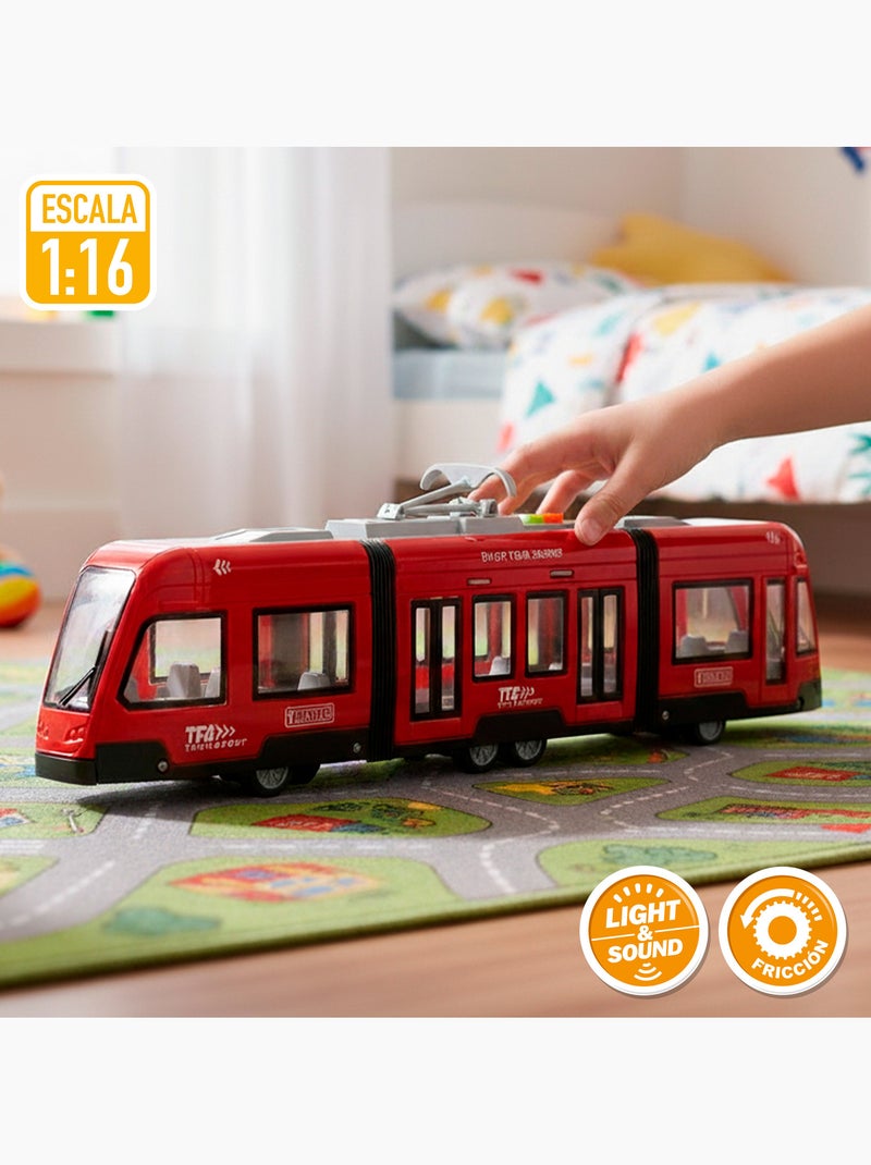 Tranvía urbano de juguete con luz y sonido 1:16 speed & go N/D - Kiabi