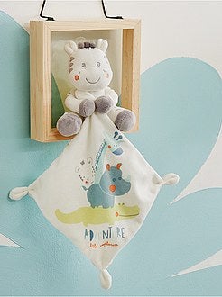 Trapitos - Trapito de peluche de terciopelo 'cebra' - Kiabi Trapitos - Trapito de peluche de terciopelo 'cebra'