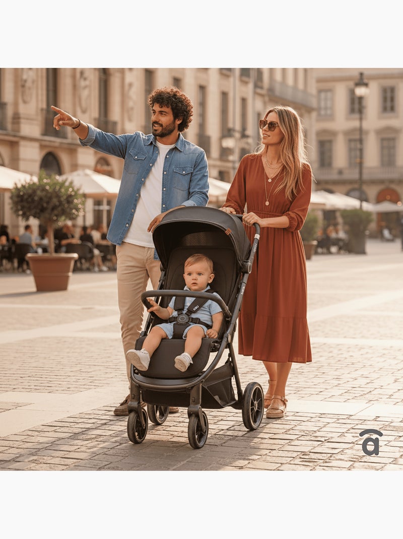 Travel System Kibu Asalvo Negro - Kiabi