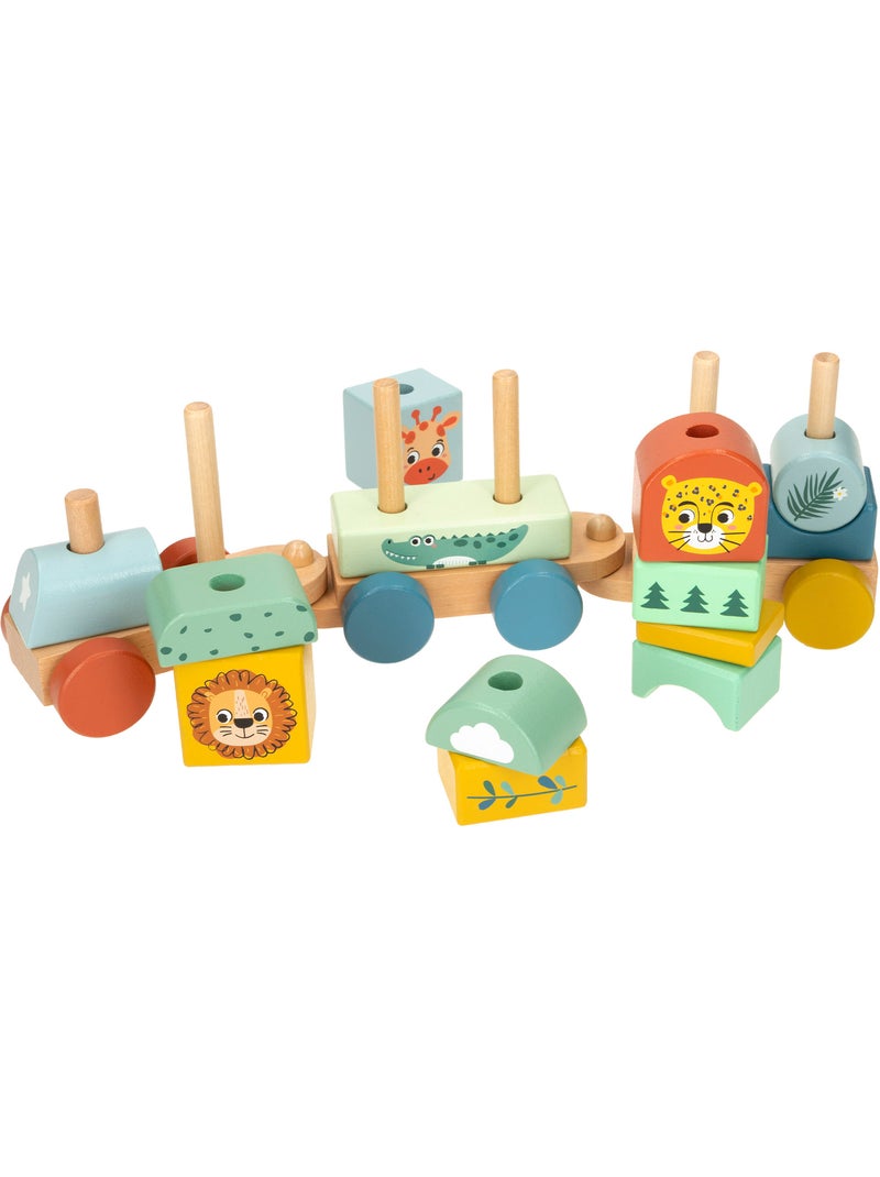 Tren de madera animales woomax Multicolor - Kiabi